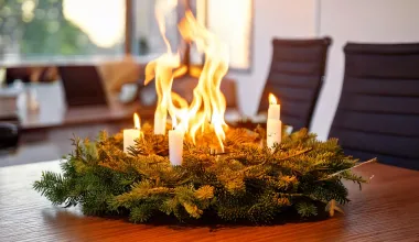 Advent, Advent, dein Arbeitsplatz brennt! Arbeitssicherheit zu Weihnachten