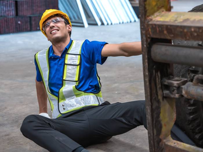 Arbeitsunfall als Beispiel für die Bedeutung eines strukturierten Erfassungsbogens im betrieblichen Arbeitsschutz.